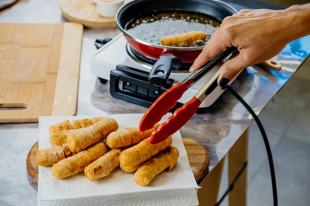 tequeños fritos