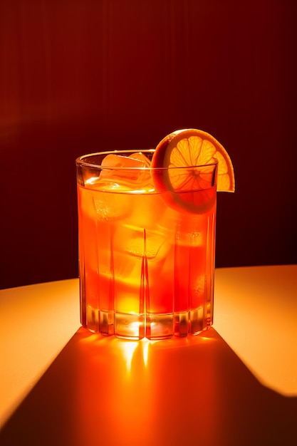Tequila amanhecer laranja coquetel de verão coquetel exótico saboroso