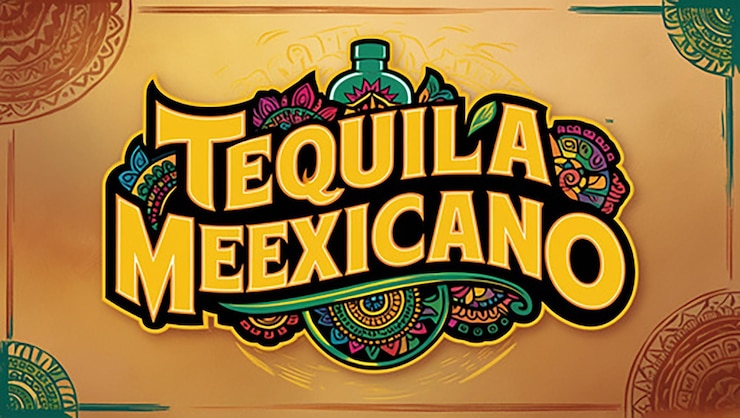 Foto tequila mexicano un diseño de logotipo colorido