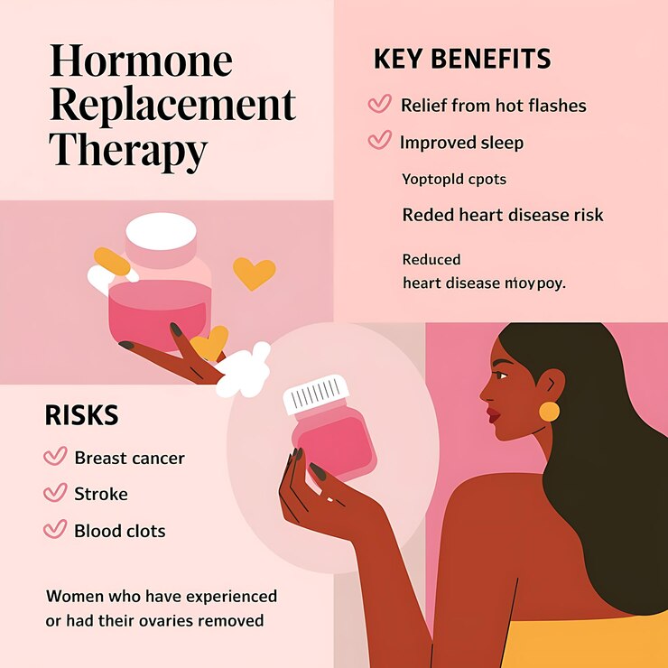 Foto terapia de reemplazo hormonal