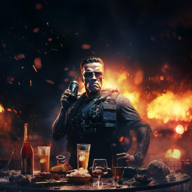 Terminator Unleashed HD El caos realista las ametralladoras las cervezas las explosiones