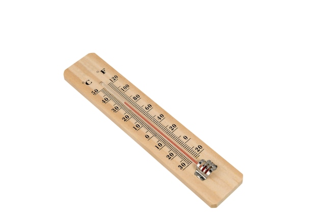 Termômetro de madeira