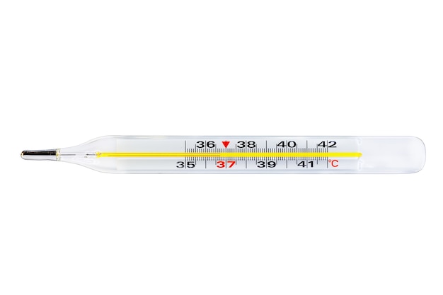 Termómetro de vidrio para medir la temperatura corporal