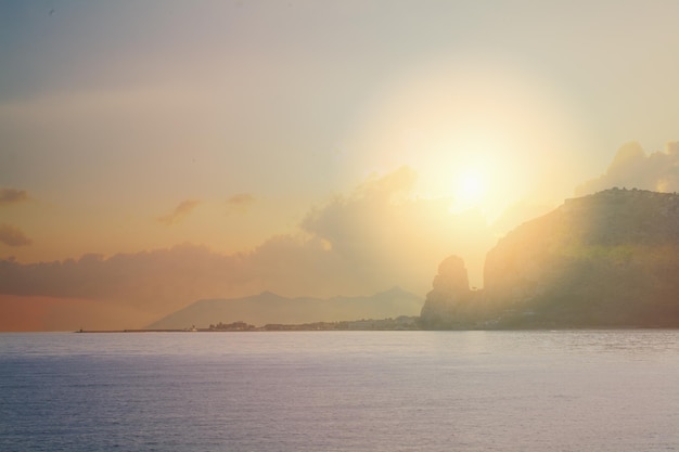 Terracina Sonnenuntergang Latina Italien Italienische Landschaft