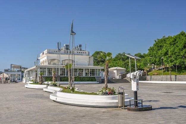 Terraplén de la playa de Lanzheron en Odessa Ucrania