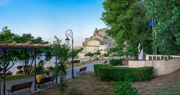 Terraplenagem na cidade de Constanta, Romênia