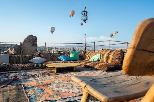 Terraza en Capadocia