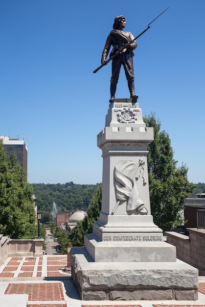 Terraza del monumento en Lynchburg Virginia