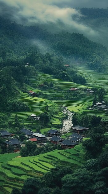 Las terrazas de arroz de sapa, vietnam