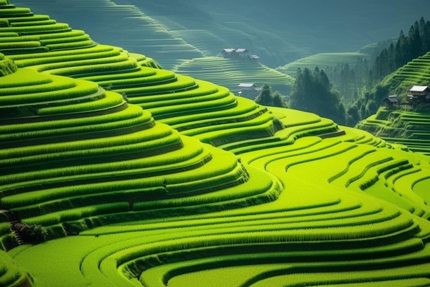 Las terrazas de arroz son un destino turístico popular