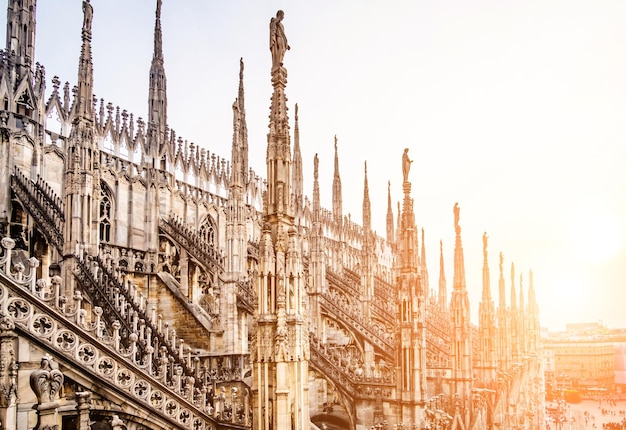 Terrazas de la Catedral del Duomo de Milán