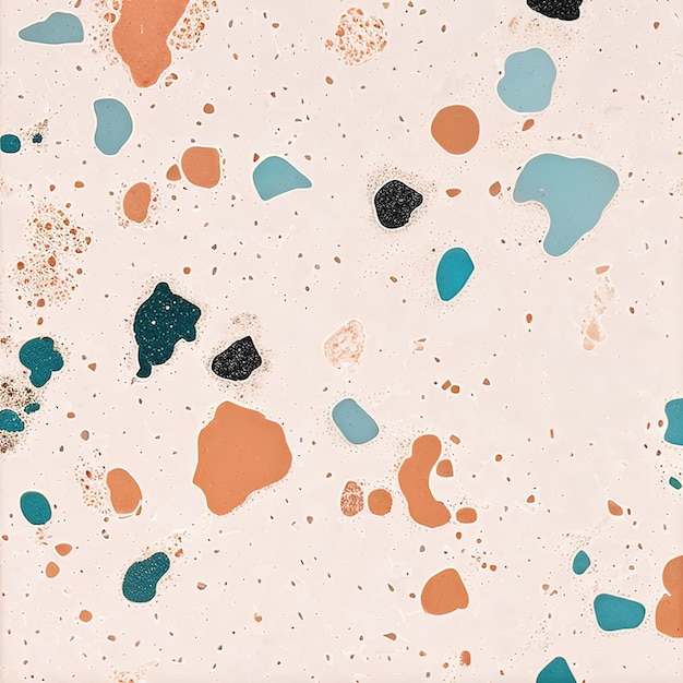 Foto terrazzo suelo mármol piedra pared textura fondo abstracto generativo ai