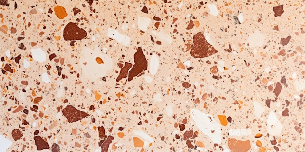 Terrazzo textura realista fundo abstrato de moda