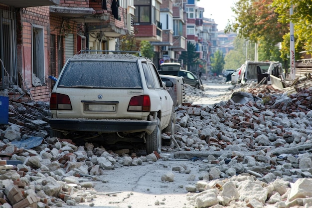 Foto terremotos de van em 2011 no leste da turquia
