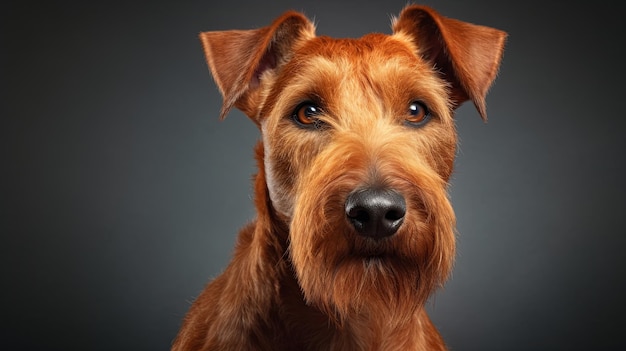 Terrier irlandês em Majestic Studio Light