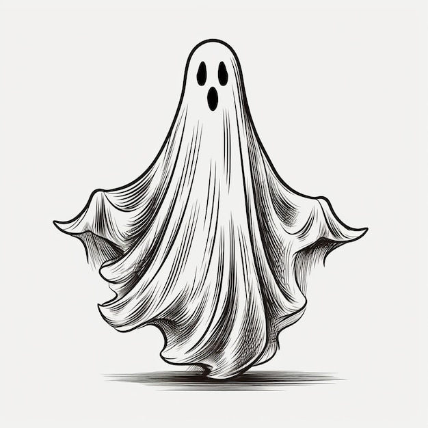 Terror Halloween Fantasma Dibujo