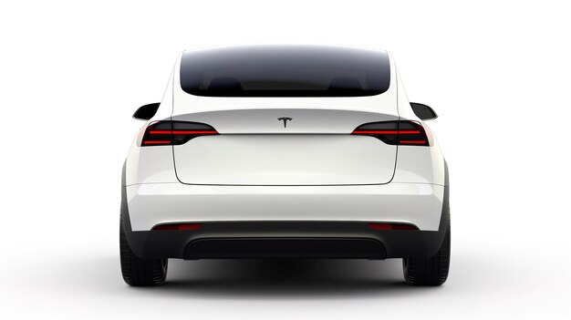 Tesla Model Y-Mockup im hinteren Blick