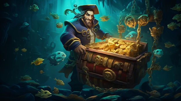 Un tesoro pirata bajo el mar