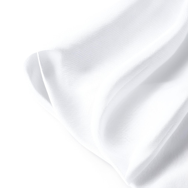 Foto tesouro branco enrugado tecido de seda tecido de algodão couro padrão de onda suave textura de fundo