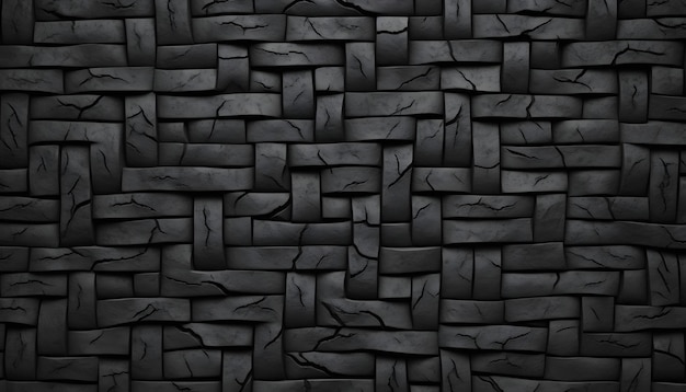 Tesouro de tecido cinza escuro com padrões e texturas intrincadas