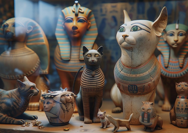 Tesouros do Antigo Egito Uma coleção de artefatos
