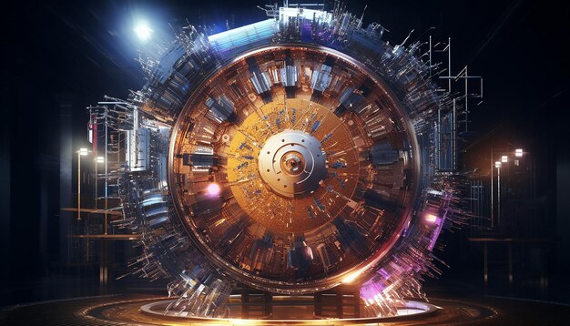 Foto testes de partículas de deus do cern