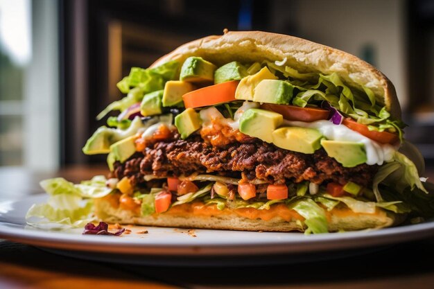 TexMex Taco Burger (Burger de Taco Tex Mexicano) es uno de los mejores hamburguesos de Estados Unidos.