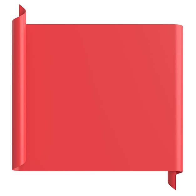 Textfeld 3D-Etikett 3D-Illustration