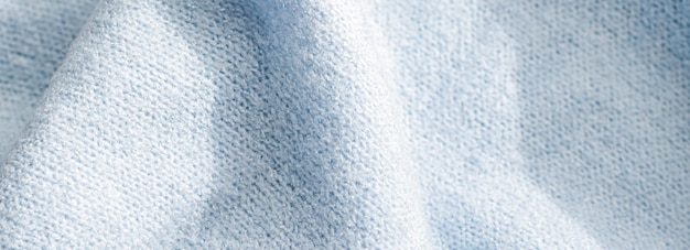 Têxtil decorativo de textura de tecido azul premium como pano de fundo para design de interiores
