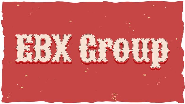 Foto texto antiguo del grupo ebx