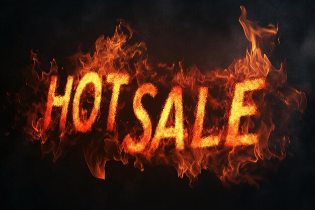 Texto ardiente para promociones intensas