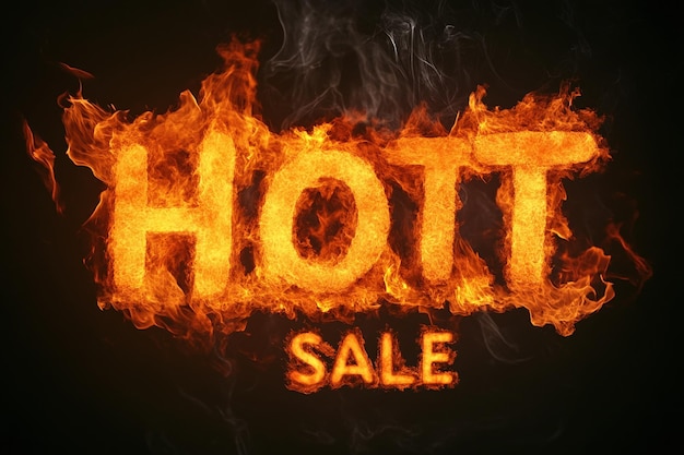 Texto ardiente para promociones intensas