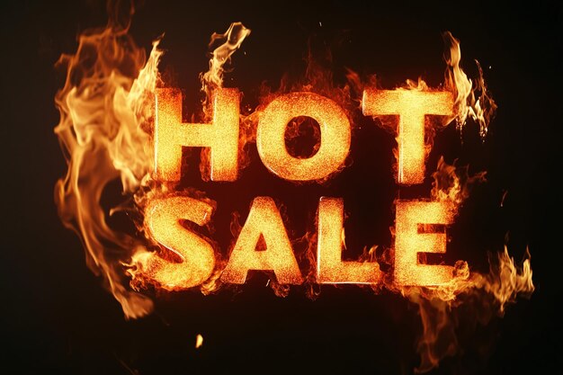 Texto ardiente para promociones intensas