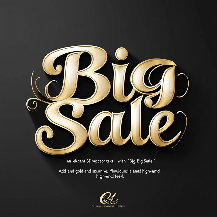 Foto texto promocional de las grandes ventas