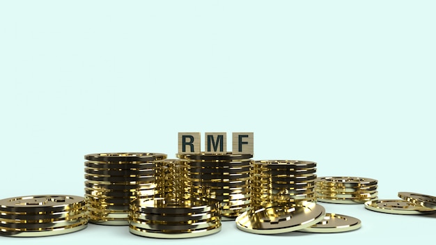 Texto rmf en cubo de madera y coons, render 3d