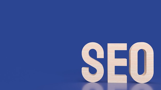 El texto seo para el concepto de negocio de renderización 3D