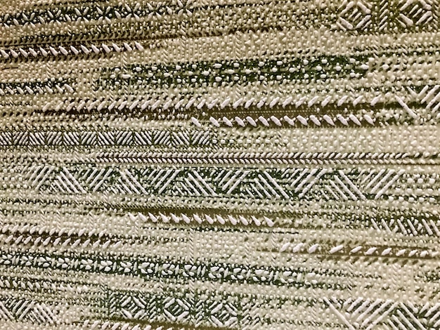 Textur aus dekorativem Material aus Papier mit Mustern unterschiedlicher Form mit Streifenlinien