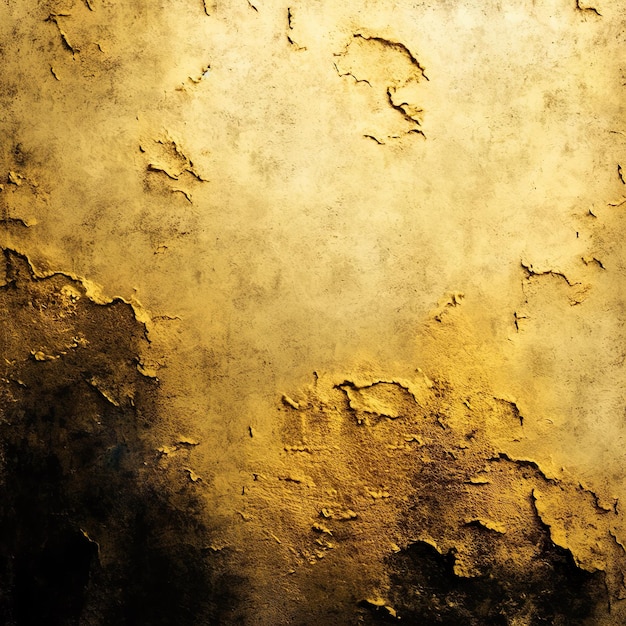 Textur aus gelbgoldenem Zierputz oder Beton Abstrakter Grunge-Hintergrund