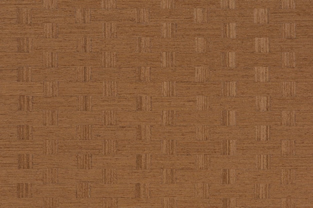 Textur aus Teakholz Braune Textur aus natürlichem Teakholz Teak verleimte Quadrate für die Herstellung von Fellen