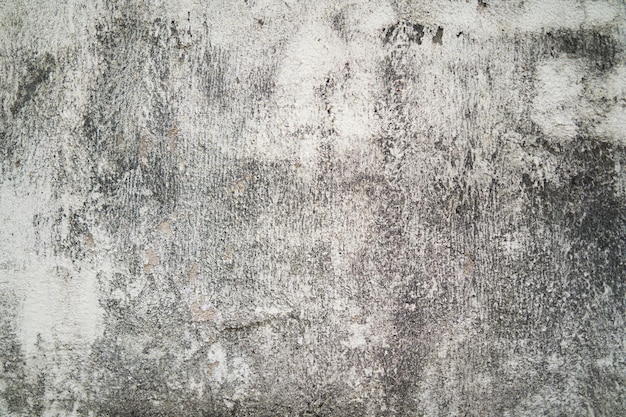 Textur der alten grauen Betonwand für den Hintergrund Rost an der Oberfläche des Wandbetons beschädigt