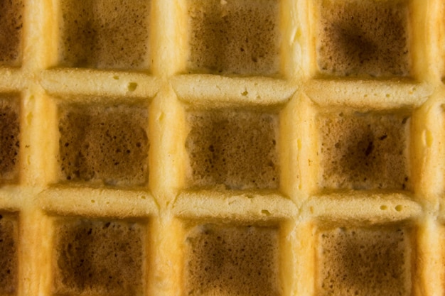 Textur der belgischen Waffel für den Hintergrund