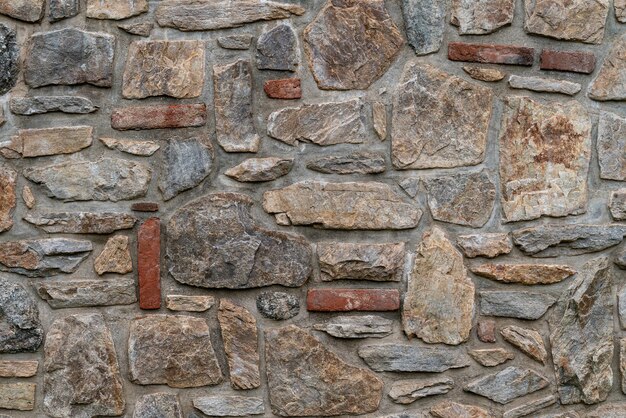 Textur der Steinmauer Hintergrund der Steinmauer