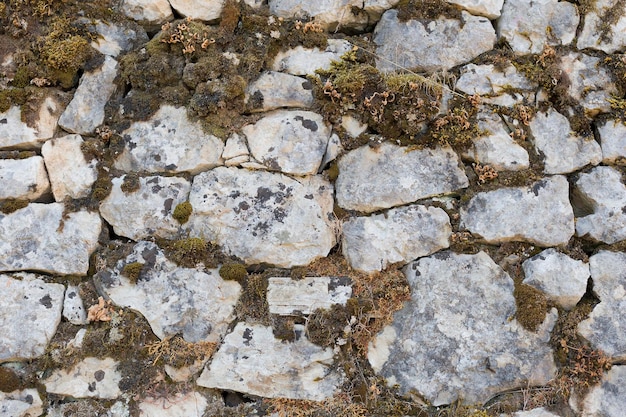 Textur der Steinmauer