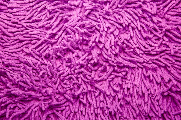 Textur des absorbierenden Baumwollgewebes. Weicher Teppich Textur Hintergrund