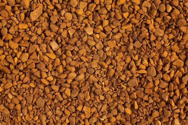Textur des granulierten Instantkaffees
