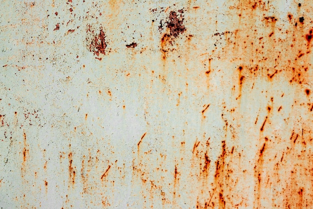 Foto textur einer metallwand mit rost