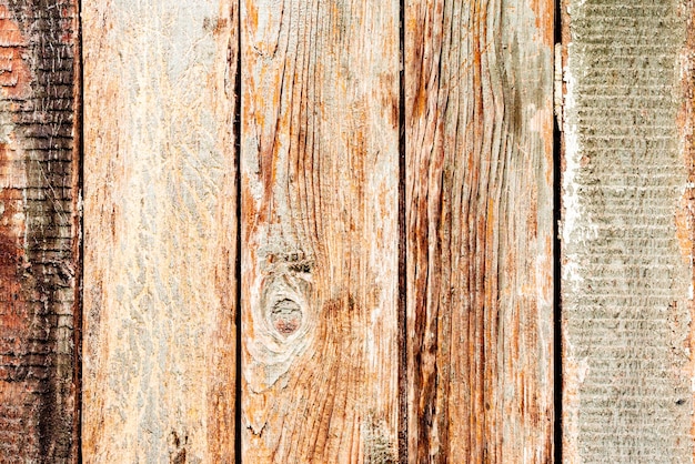 Textur, Holz, Wand, es kann als Hintergrund verwendet werden. Holzstruktur mit Kratzern und Rissen