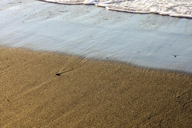 Textur Sanddünenwüste auf der Insel Gran Canaria Spanien