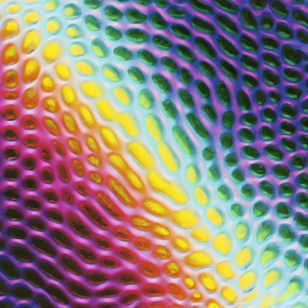 Textur von farbiger Folie mit holographischem Effekt Hintergrund