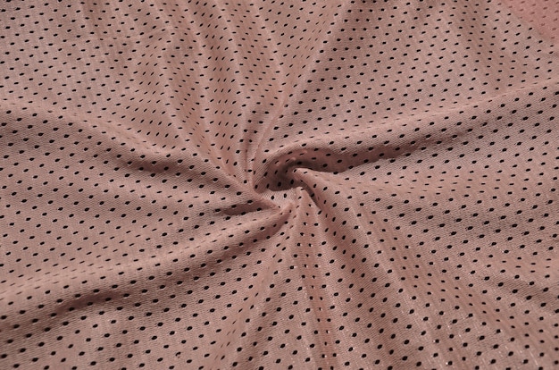 Textur von Sportbekleidung aus Polyesterfasern